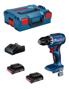 Trapano Avvitatore BOSCH GSR 18V-45 (2 x 2,0 Ah + GAL18V-20 +