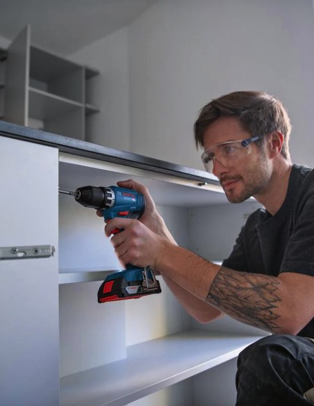 Perceuse-Visseuse BOSCH GSR 18V-45 (2 x 2,0 Ah + GAL18V-20 +