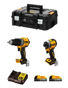 DeWALT Kit DCK2050E2T (DCD805 + DCF850 + 2 x 1,7 Ah Powerstack