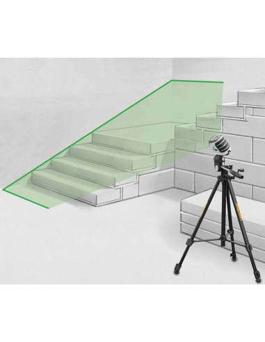 Green cross-line laser LASERLINER 031.390A - MasterCross-Laser