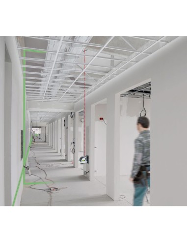 Green cross-line laser LASERLINER 031.390A - MasterCross-Laser