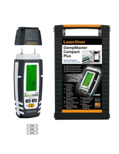 Misuratore di umidità LASERLINER 082.321A - DampMaster Compact 2