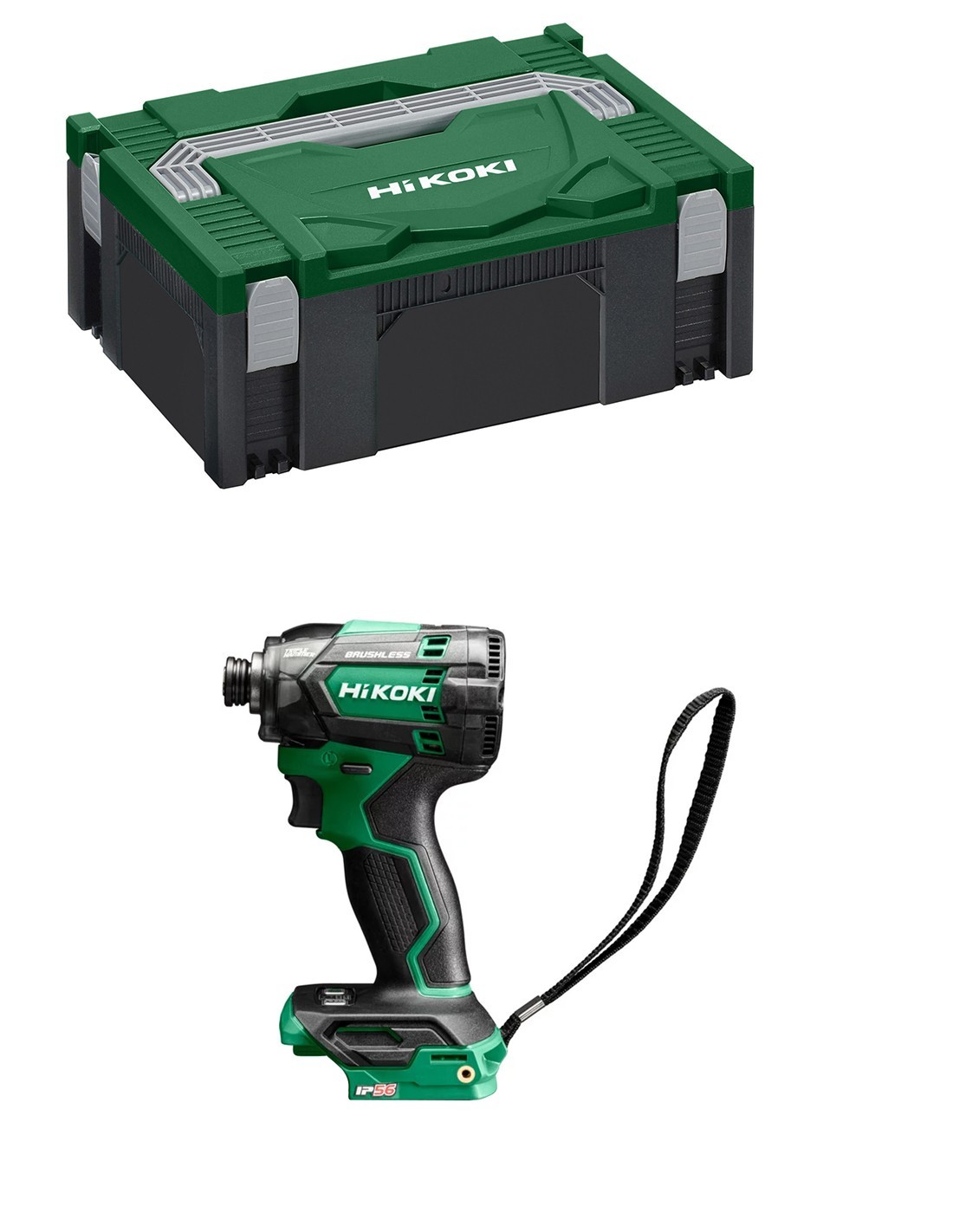 Atornillador de Impacto HIKOKI WH18DCW2Z (Cuerpo solo + Maletín HSC II)