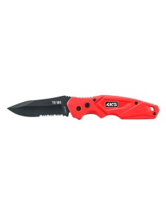 Coltello a serramanico con affilatura della lama in parte