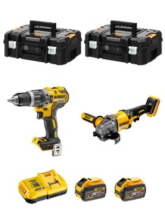 DeWALT Kit FVK256X2-QW 54V/18V (DCD796 + DCG414 + 2 x 9,0 Ah +
