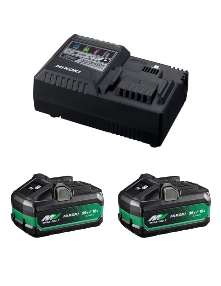 Power Set HIKOKI UC18YSL3WJZ (2 x 4,0Ah/8,0Ah + UC18YSL3)