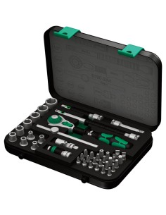 Set di bussole e inserti per avvitare 1/4" WERA 8100 SA 4