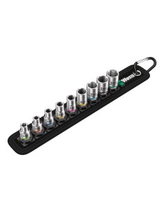 Set di 9 bussole Zyklop 1/4" WERA Belt A 4