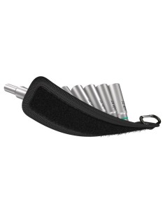 Set di 9 bussole lunghe Zyklop 1/4" WERA Belt A Deep 1 2