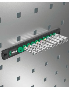 Set of 9 Zyklop deep socket wrenches 1/4" WERA 2