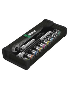 Set of Zyklop socket wrenches with holding function 1/4" WERA 2