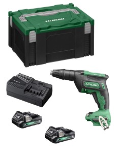 Avvitatore per Cartongesso HIKOKI W18DAWAZ (2 x 2,0 Ah +