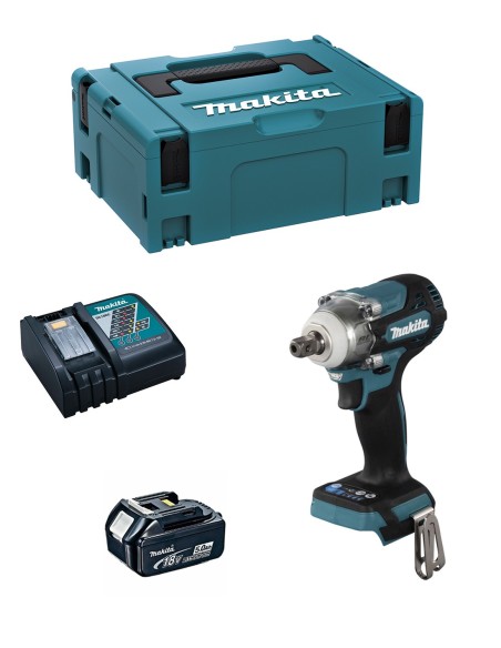 Llave de Impacto MAKITA DTW301RTJ1 (1 x 5,0 Ah + DC18RC +