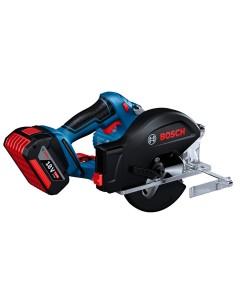 Sega Circolare BOSCH GKM 18V-50 (2 x 5,0 Ah + GAL18V-40 + 2