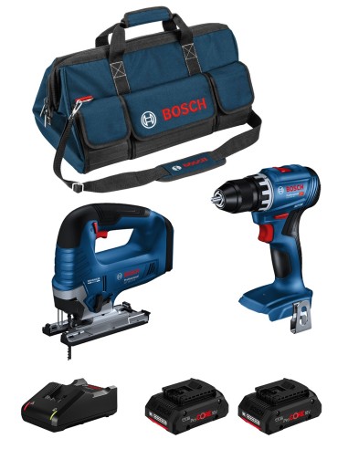 BOSCH Kit BK2024BAG (GSB 18V-45 + GST 18V-125 B + 2 x 4,0 Ah