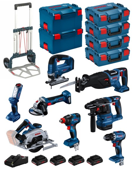 BOSCH Kit BK803 (GST18V-125B +GKS18V-57-2 +GDX18V-200