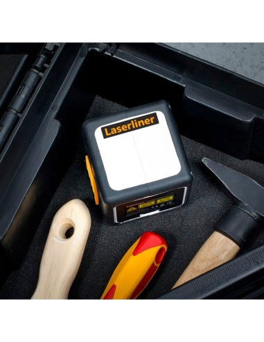 Red cross-line laser LASERLINER 036.150A - CompactCube-Laser 3