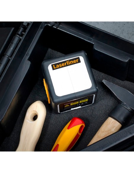 Red cross-line laser LASERLINER 036.150A - CompactCube-Laser 3