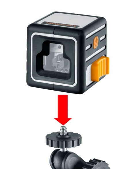 Red cross-line laser LASERLINER 036.150A - CompactCube-Laser 3