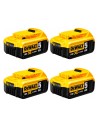 Pack de 4 batteries DeWALT DCB184P4 (18V - 5,0 Ah)