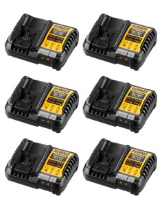 Pack de 6 cargadores DeWALT DCB1104-6 (DCB1104 - 12V 18V)