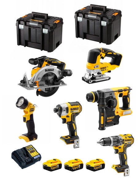 DeWALT Kit DCK690P3T (DCD796 + DCF887 + DCH273 + DCS334 +