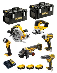 DeWALT Kit DCK663P3 (DCD796 + DCF887 + DCS570 + DCS334 + DCG405