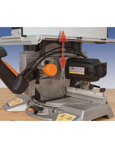 Tronzadora abatible con mesa superior VIRUTEX TM33W