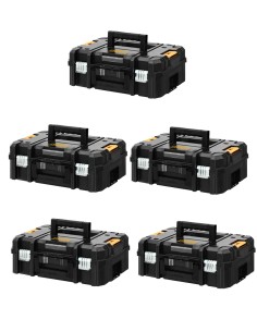 Pack of 4 Carrying Cases DeWALT TSTAK II