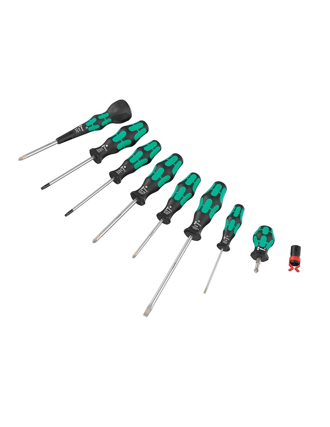 Set de 8 destornilladores Ball-Grip WERA 9528