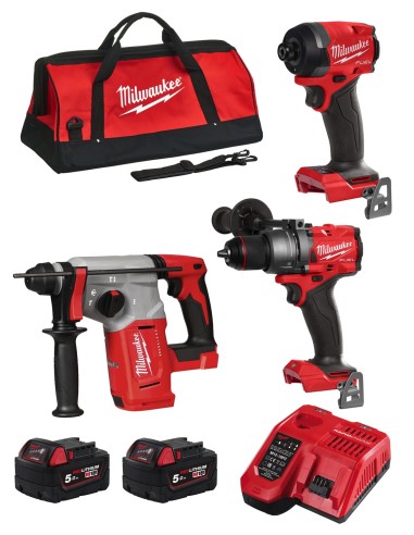 MILWAUKEE Kit MWK301BAG (M18BLH + M18FPD3 + M18FID3 + 2 x 5,0