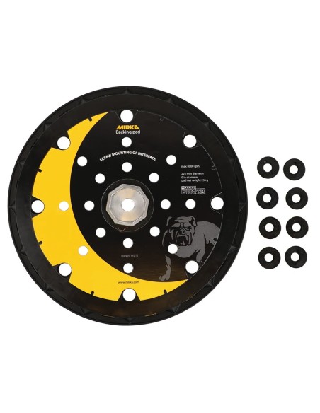 Plato Ø 225 mm para MIRKA LEROS + 8 Tornillos