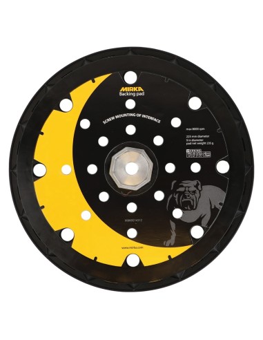 Plato Ø 225 mm para MIRKA LEROS + 8 Tornillos