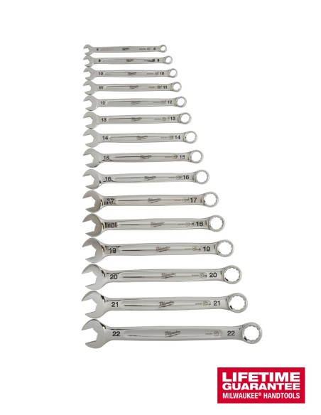MAX BITE metric combination spanner set (15pc) Milwaukee