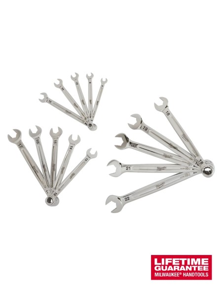 MAX BITE metric combination spanner set (15pc) Milwaukee