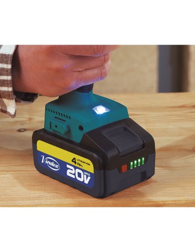 Perceuse à Percussion VIRUTEX ATB80P (2 x 4,0 Ah + Chargeur +