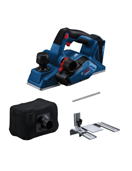 Cepillo BOSCH GHO 18V-26 (2 x 8,0 Ah ProCore + GAL18V-160 +
