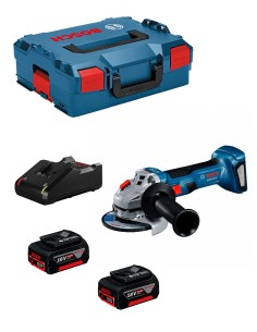 Angle Grinder BOSCH 18V-8 125mm (2 x 4,0 Ah + GAL18V-40 +