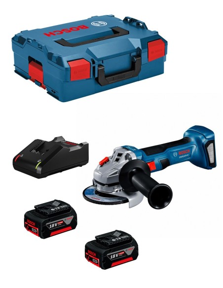 Angle Grinder BOSCH 18V-8 125mm (2 x 5,0 Ah + GAL18V-40 +