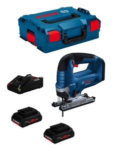 BOSCH GST 18V-125 B (2 x 4,0 Ah ProCore + GAL18V-40 + L-Boxx