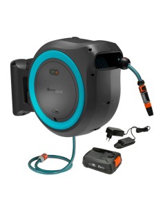 Wall-Mounted battery operated hose box GARDENA RollUp XXL (40 m)