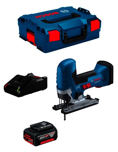 Scie Sauteuse BOSCH GST 18V-125 S (1 x 5,0 Ah + GAL18V-40 +