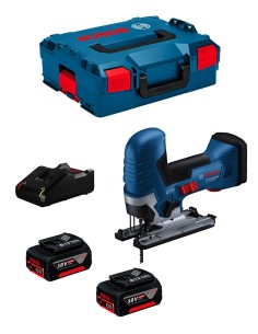Jigsaw BOSCH GST 18V-125 S (1 x 5,0 Ah + GAL18V-40 + L-Boxx 136)