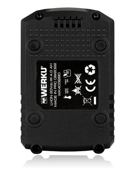 Batteria WERKU 20V 4,0 Ah