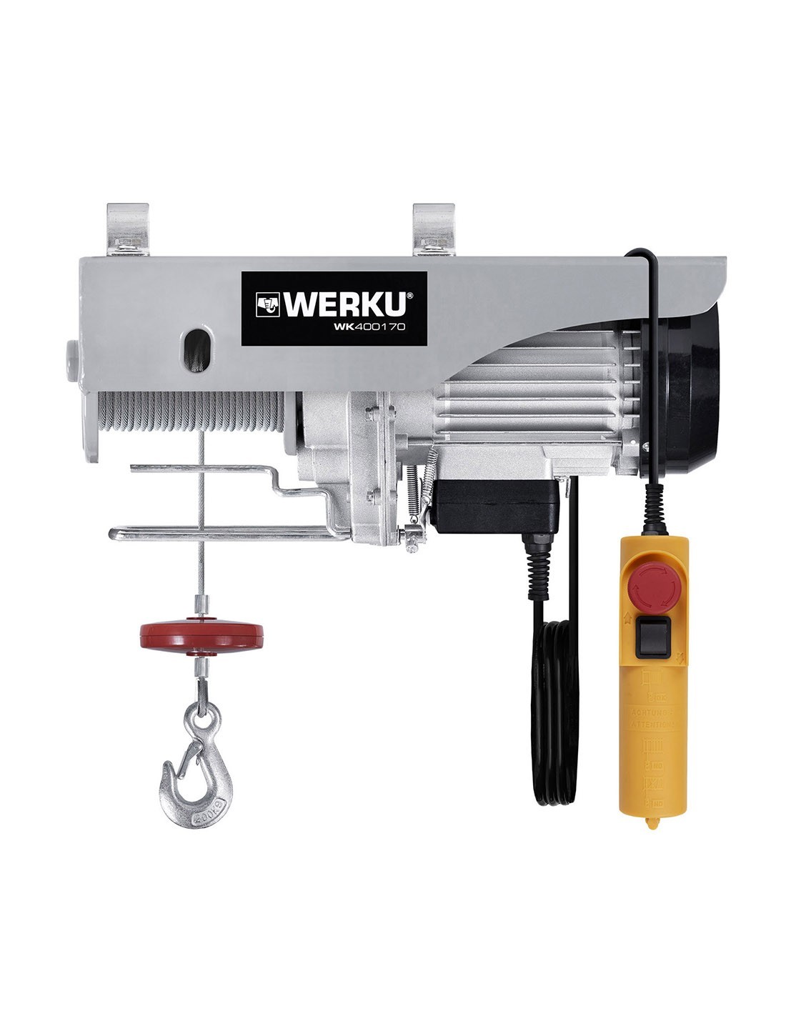Polipasto Cable 200/400 Kg WERKU (750 W)