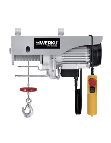 Palan à câble 300/600 Kg WERKU (1050 W)