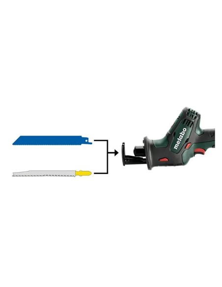 Sierra Sable METABO SSE 18 LCT Compact (Cuerpo solo + METABOX