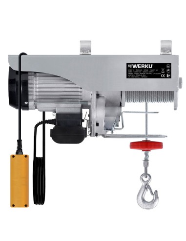 Polipasto Cable 500/1000 Kg WERKU (1600 W)