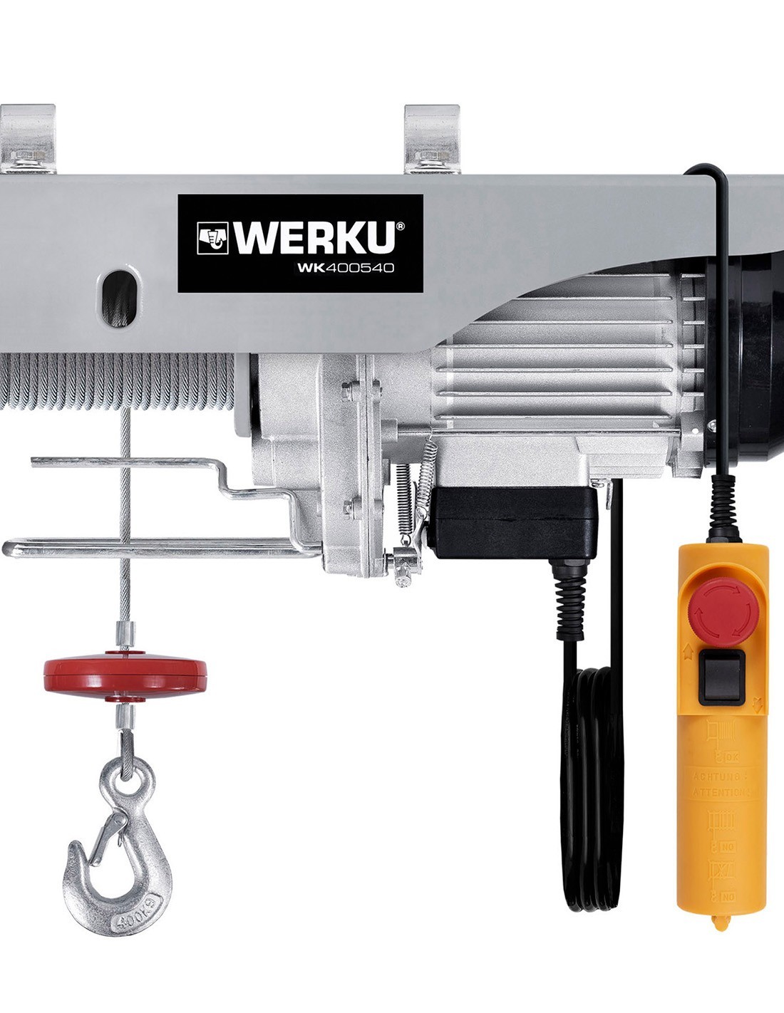 Polipasto Cable 400/800 Kg WERKU (1350 W)