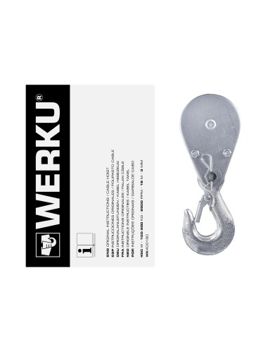 Palan à câble 100/200 Kg WERKU (450W)